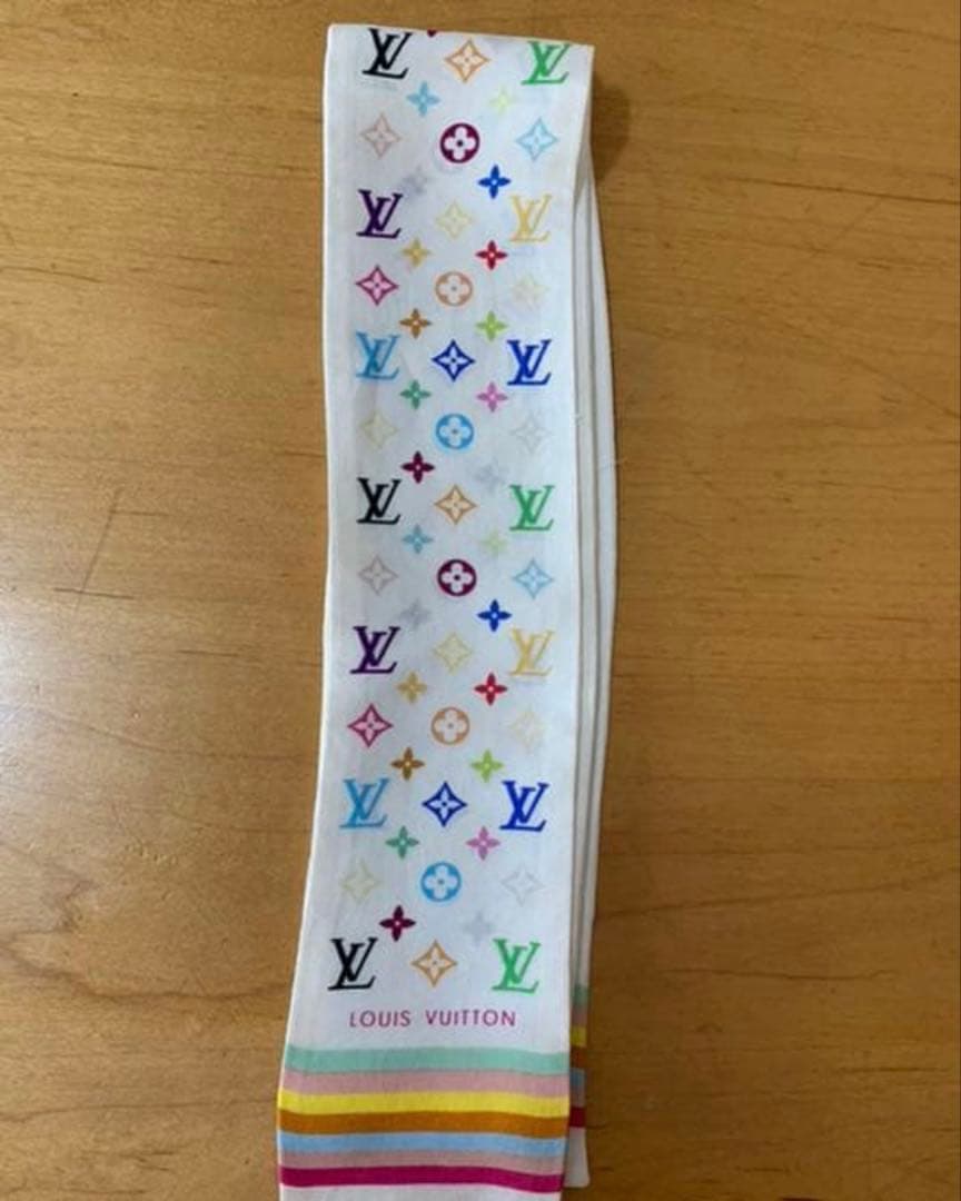 LOUIS VUITTON ヴィトン　マルチカラー　バンドー　白