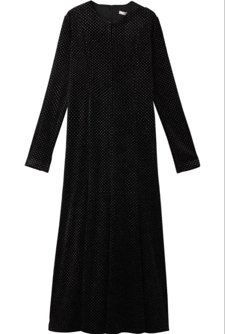 【12月2日以降発送】クラネ　VELOUR GLITTER ONEPIECE