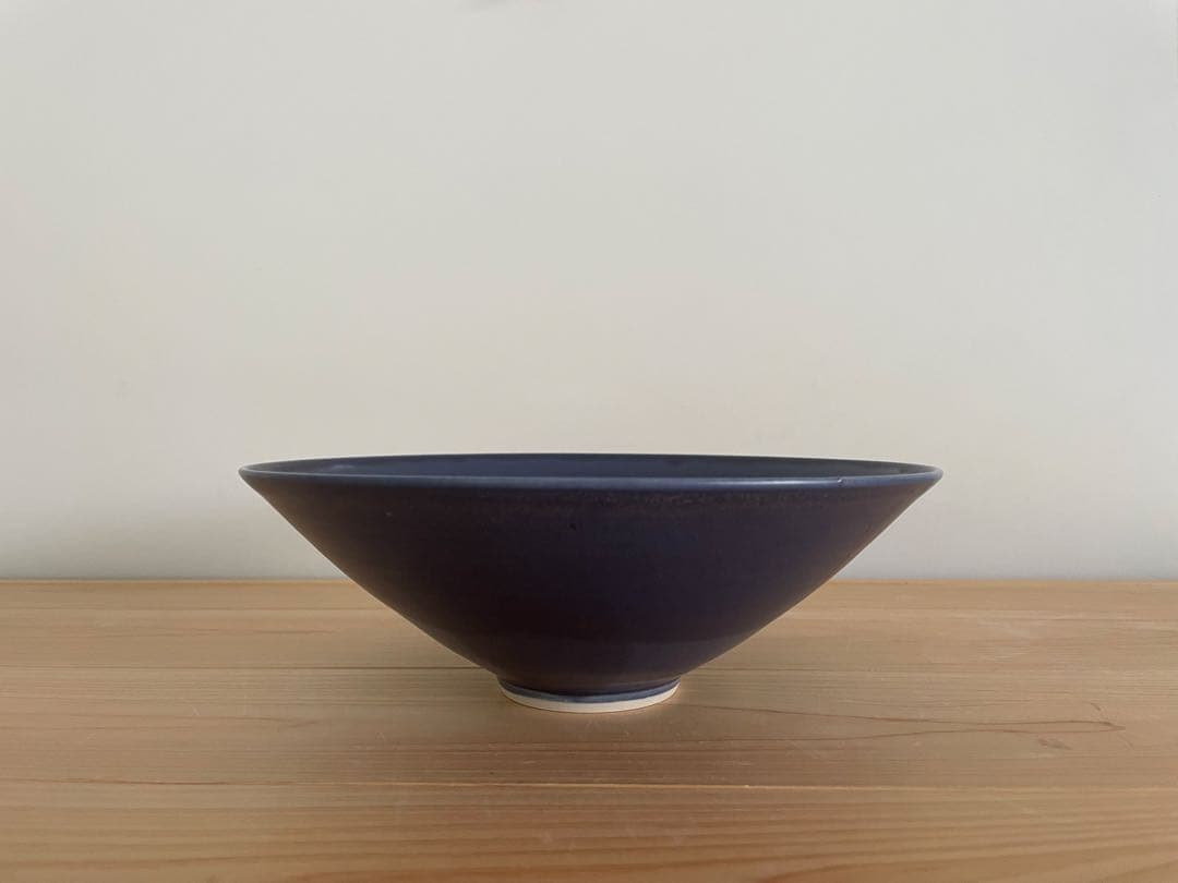 新品未使用　クリスチャンヌ・ペロション ボウル　鉢　紫　有元葉子