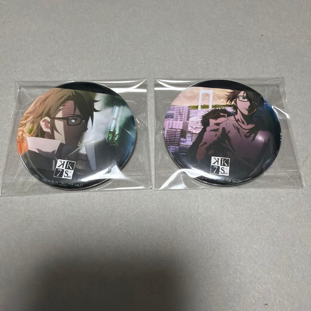 アニメガ　特典　缶バッジ　伏見猿比古　2点セット　K SEVEN STORIES