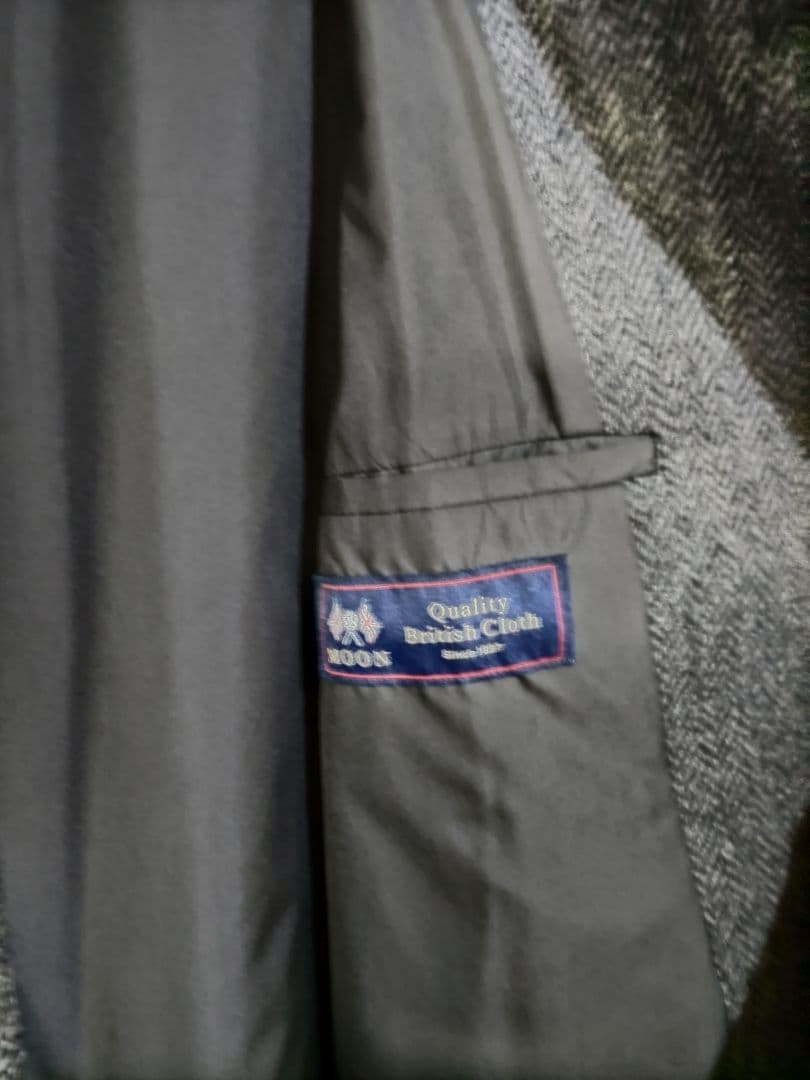 （超美品）BEAUTY&YOUTH ステンカラーコート MOONツイード グレー