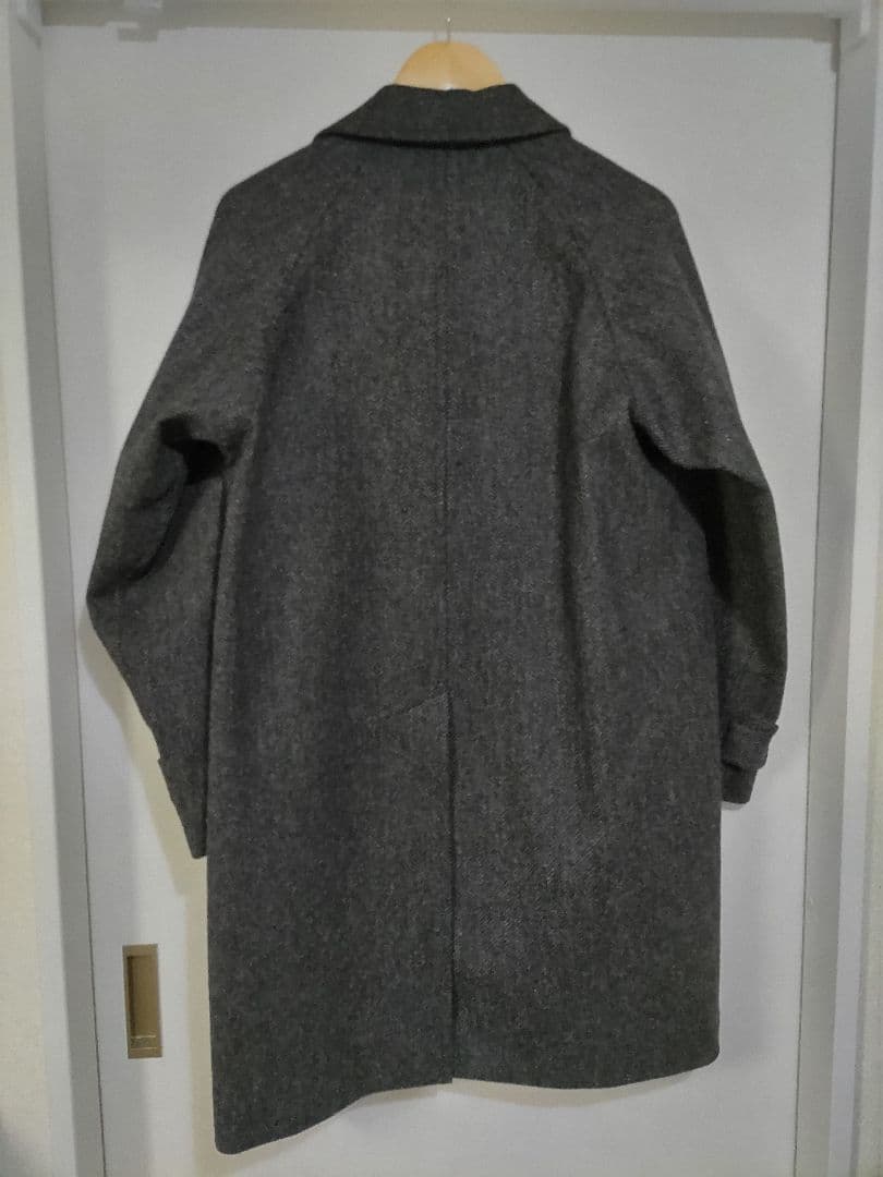 （超美品）BEAUTY&YOUTH ステンカラーコート MOONツイード グレー