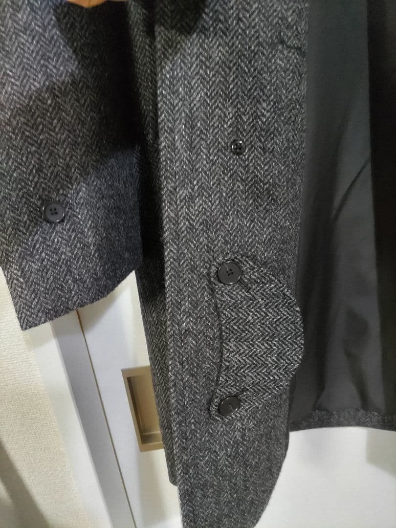 （超美品）BEAUTY&YOUTH ステンカラーコート MOONツイード グレー