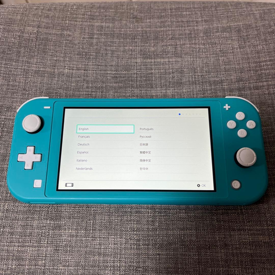 switchライト　本体　ターコイズ