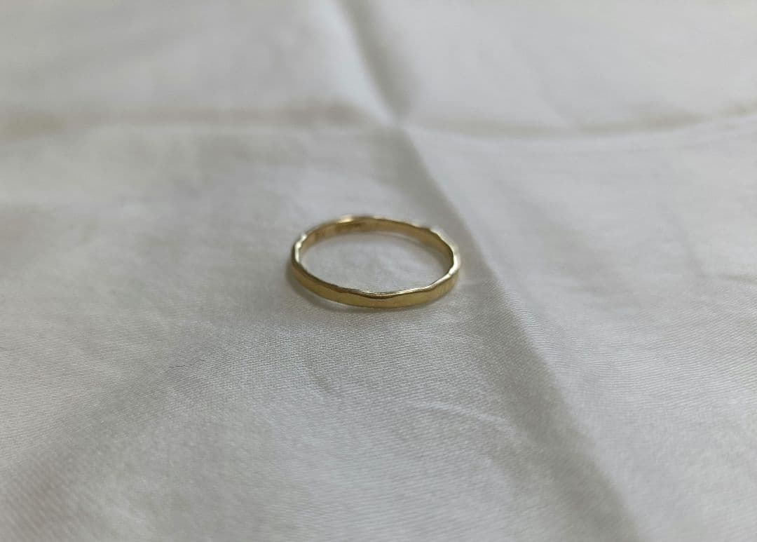 hirondelle イロンデール ゴールド ウェーブリング　K18