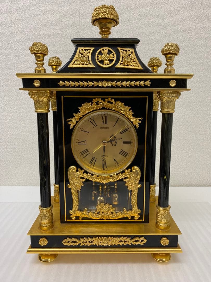 3-1927 希少 高級 SEIKO セイコー バロック調 置時計 QW426B