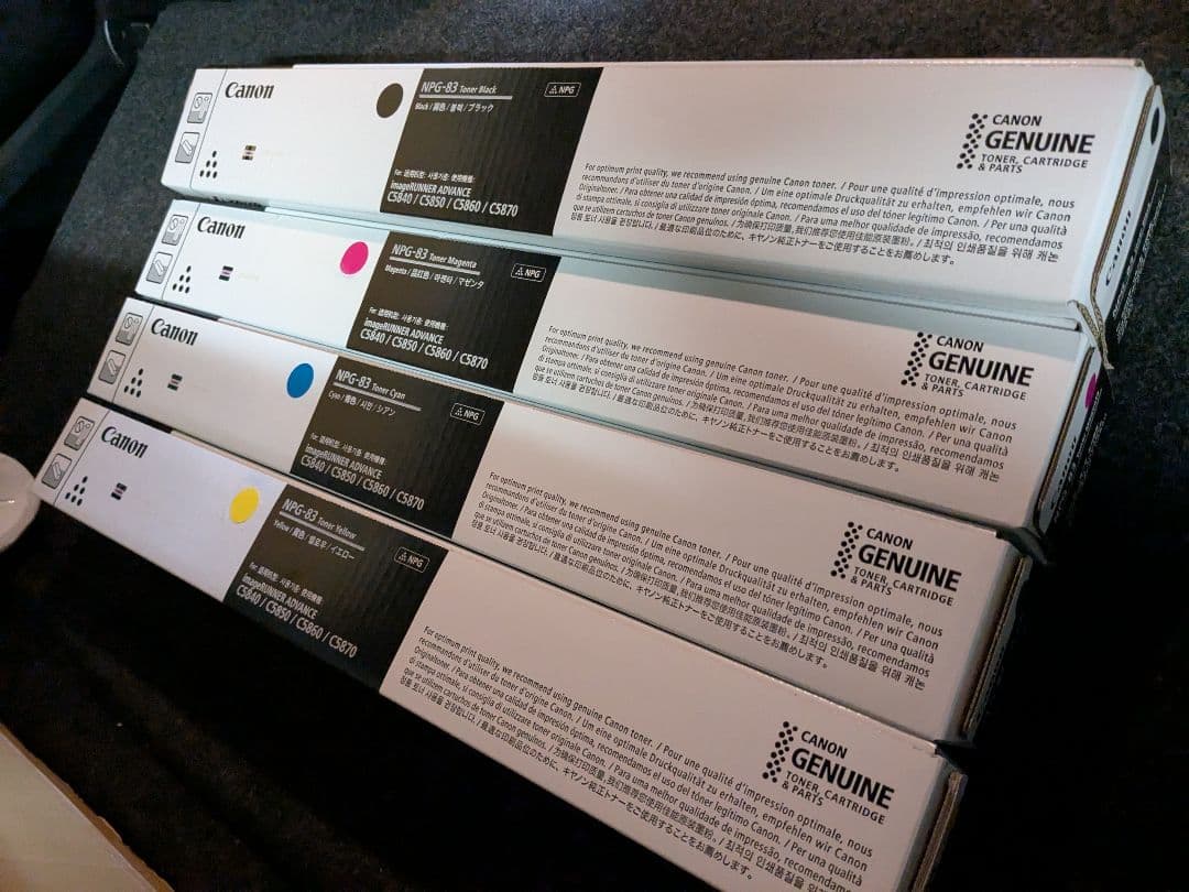 【Shimo】キヤノン純正NPG83トナー一式✕2セット 新品未使用