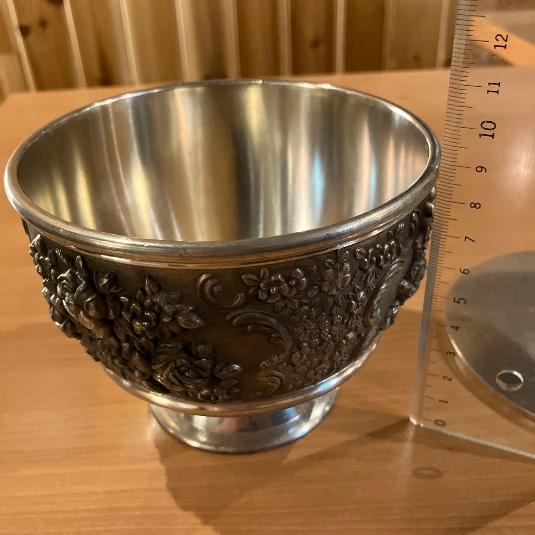 錫製 小物入れ　アンティーク