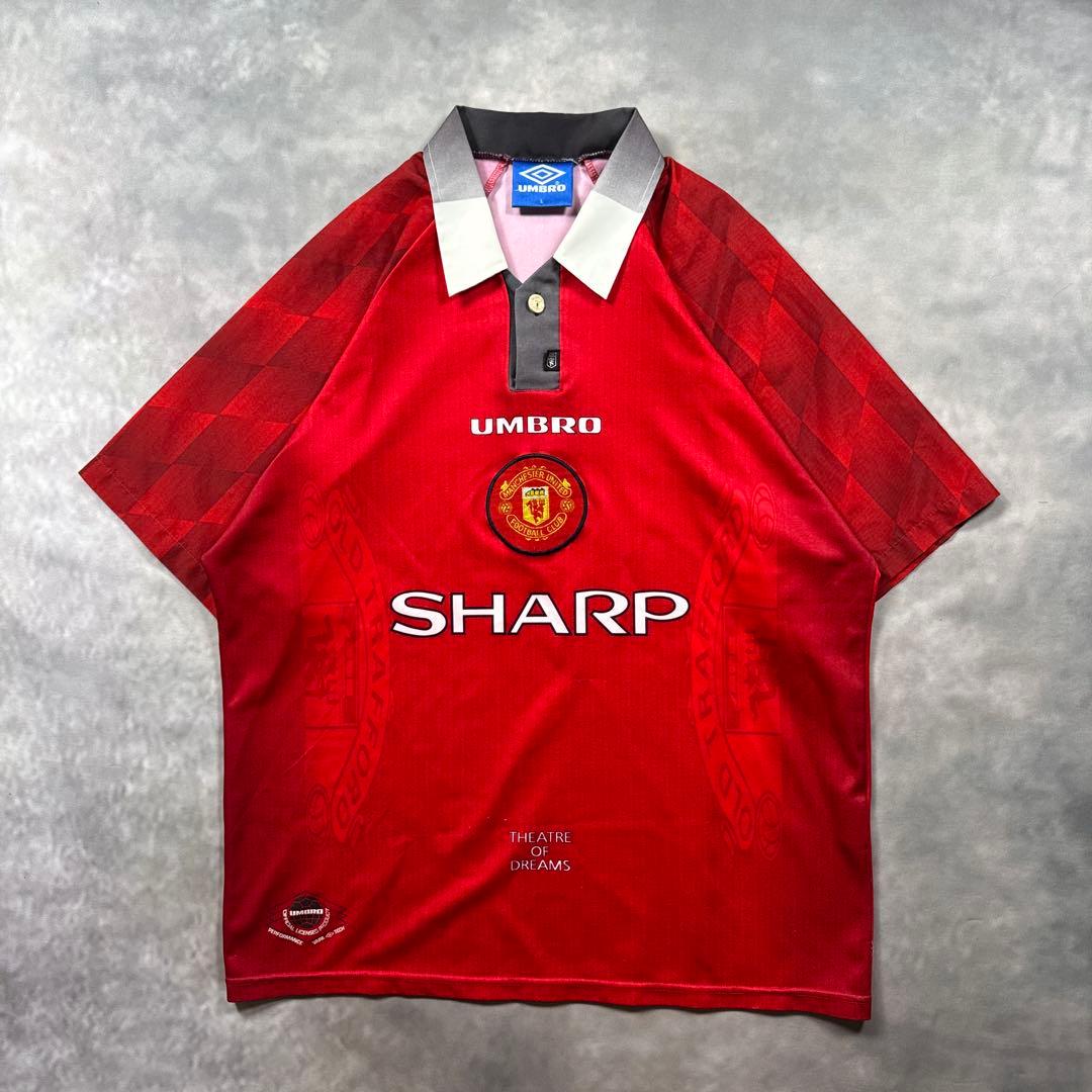 vintageマンチェスターUユニホーム1996-98カントナベッカム　R45.