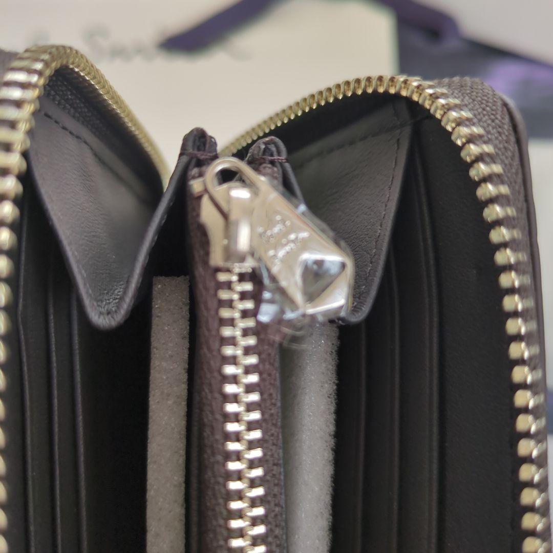 【新品未使用】Paul Smith ブラック長財布ラウンドファスナー