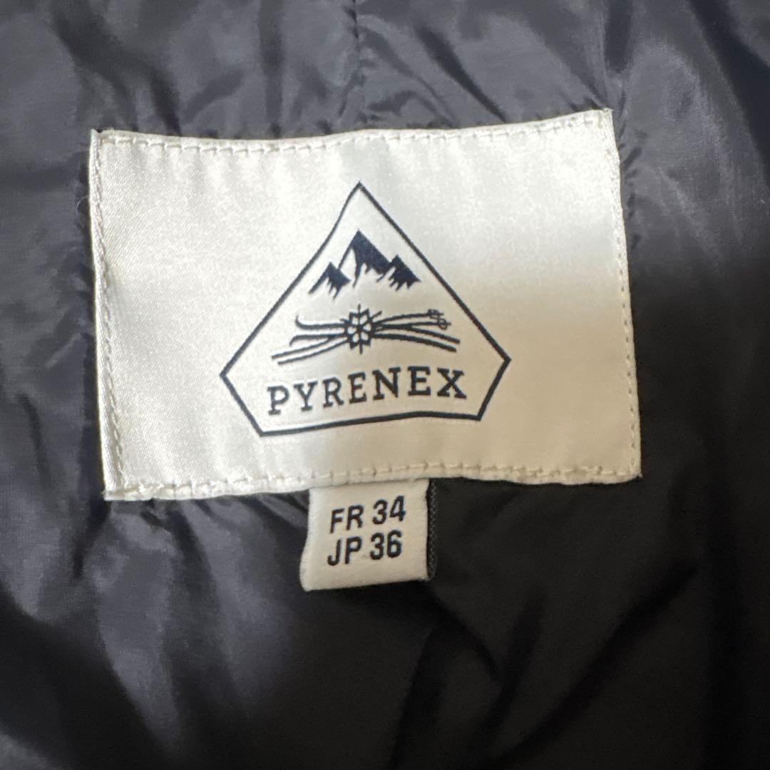 PYRENEX ブラック ロングダウンジャケット