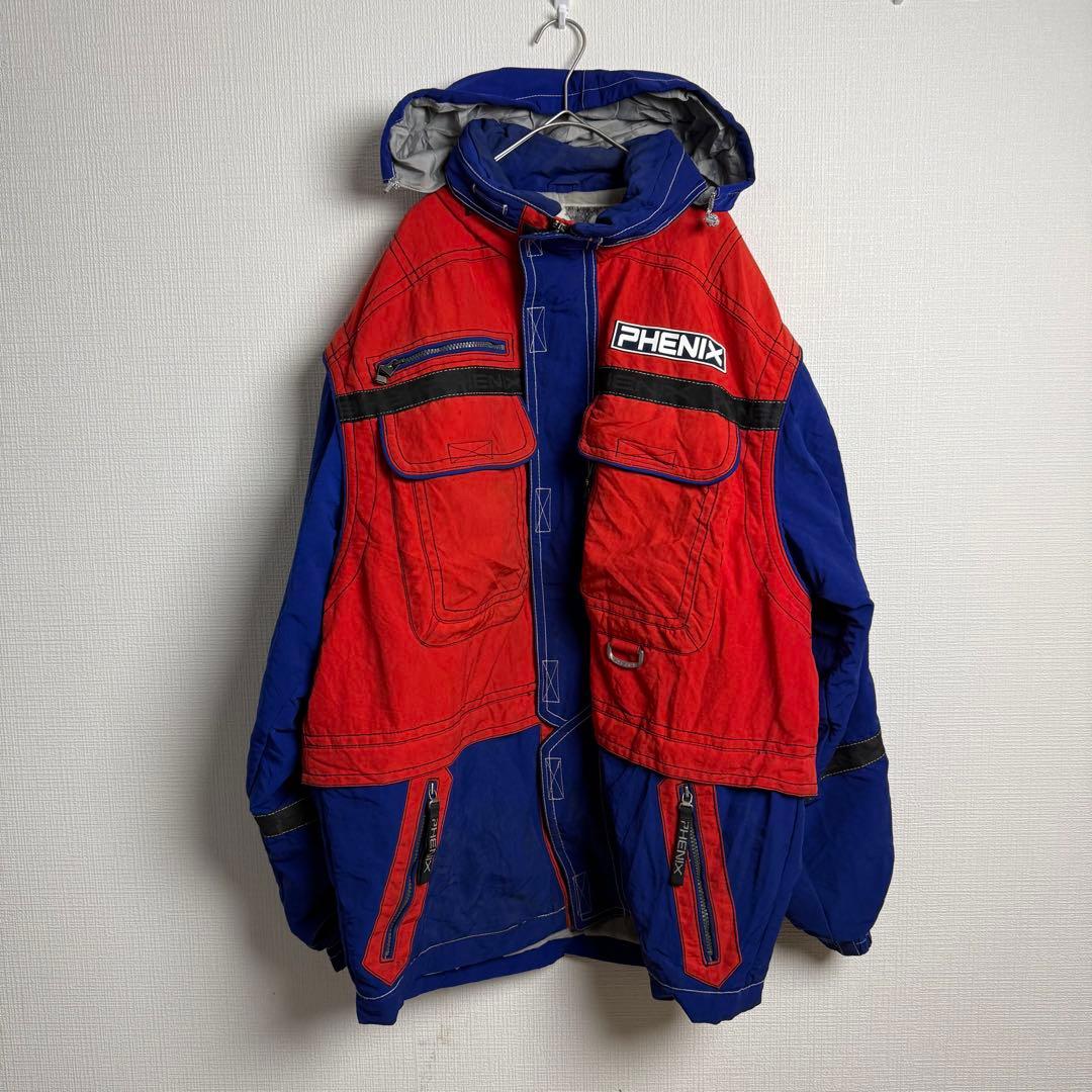 スキー 549 PHENIX SPORTS Ski Jacket Red/Blue XL