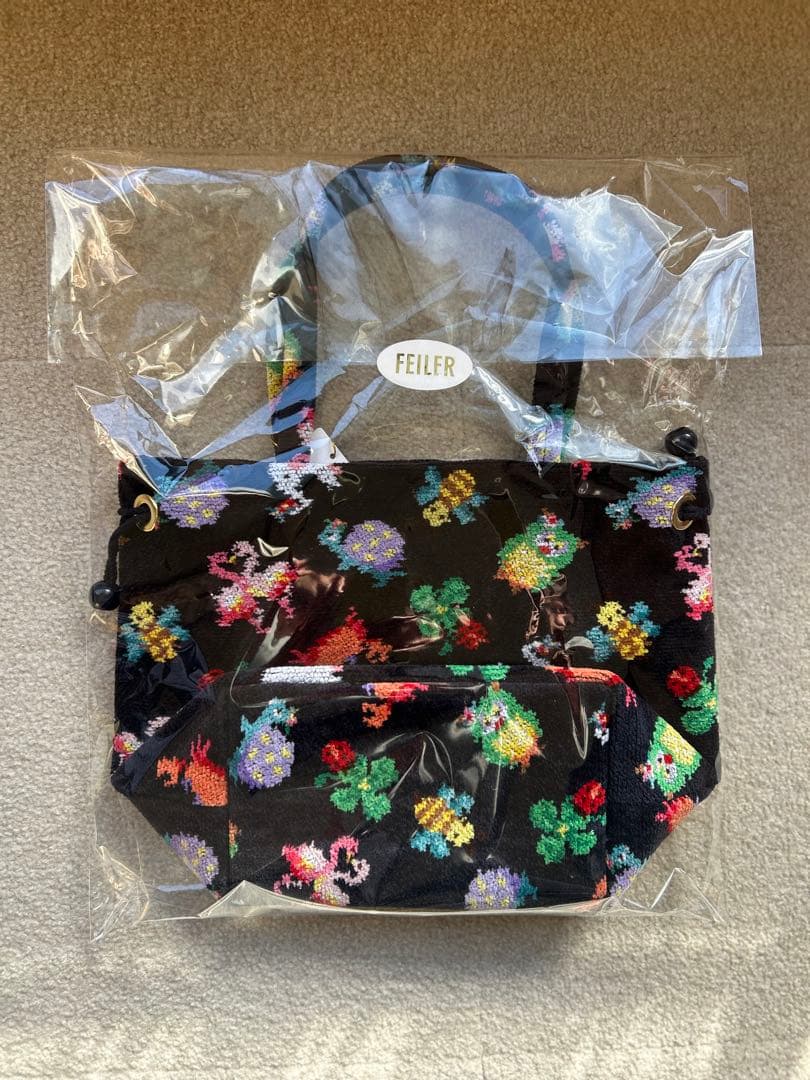 新品　神崎恵さん×フェイラーコラボ　ファンキーフォーチュン　巾着バッグ