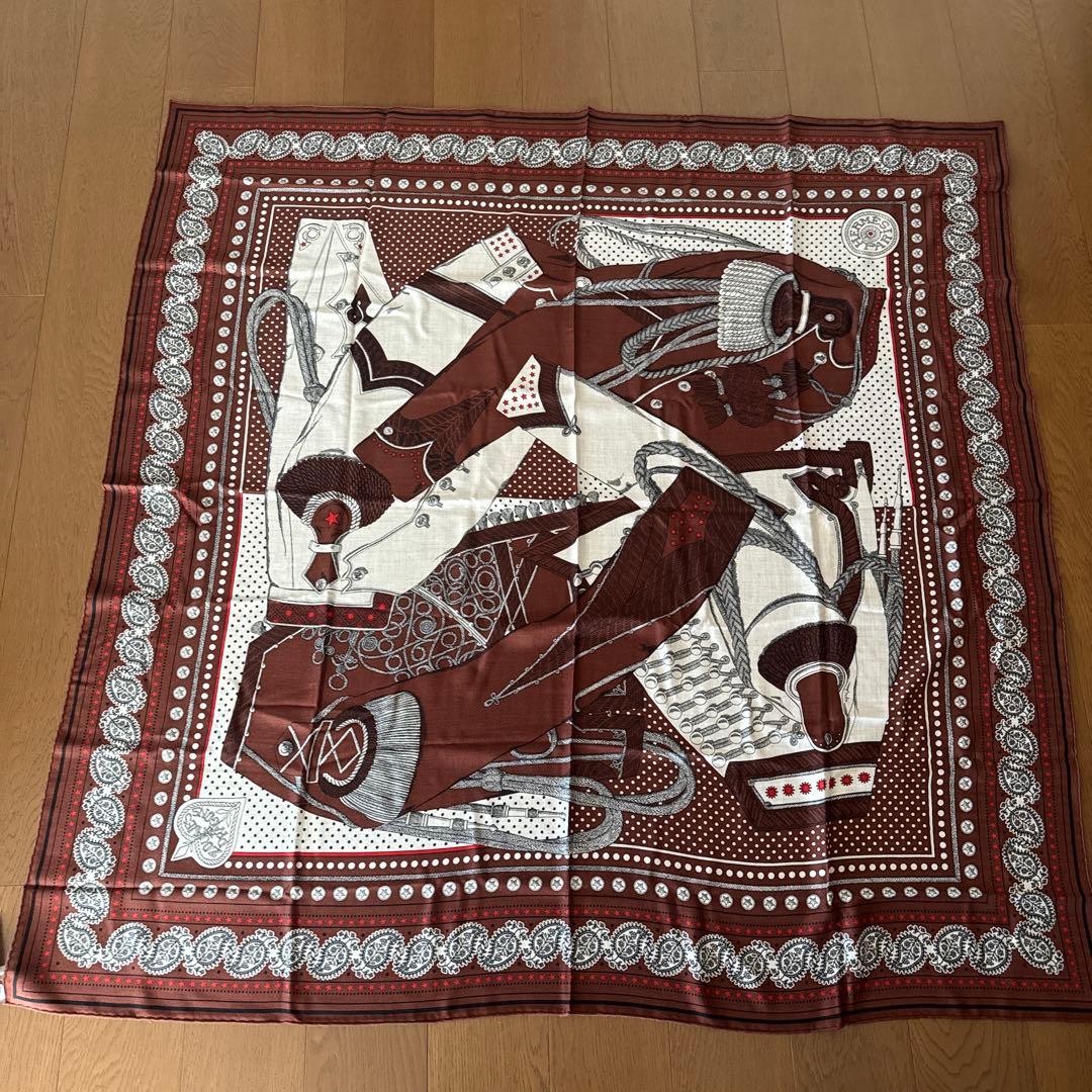 き*ら様 【新品未使用】エルメス カシミヤシルク ショール