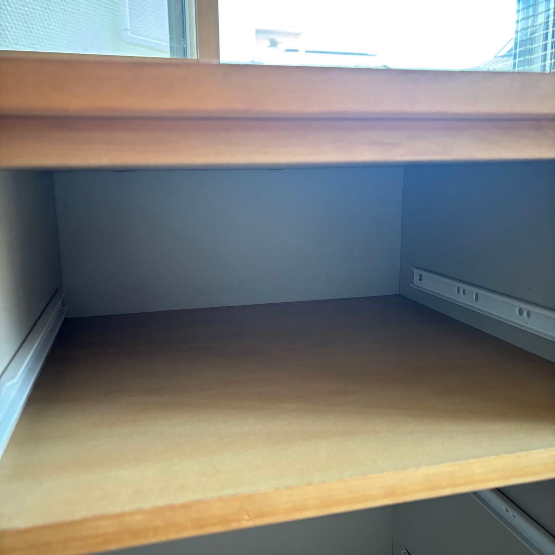 廃盤品　無印良品　メープル突板　4段チェスト　タンス　木製　中古