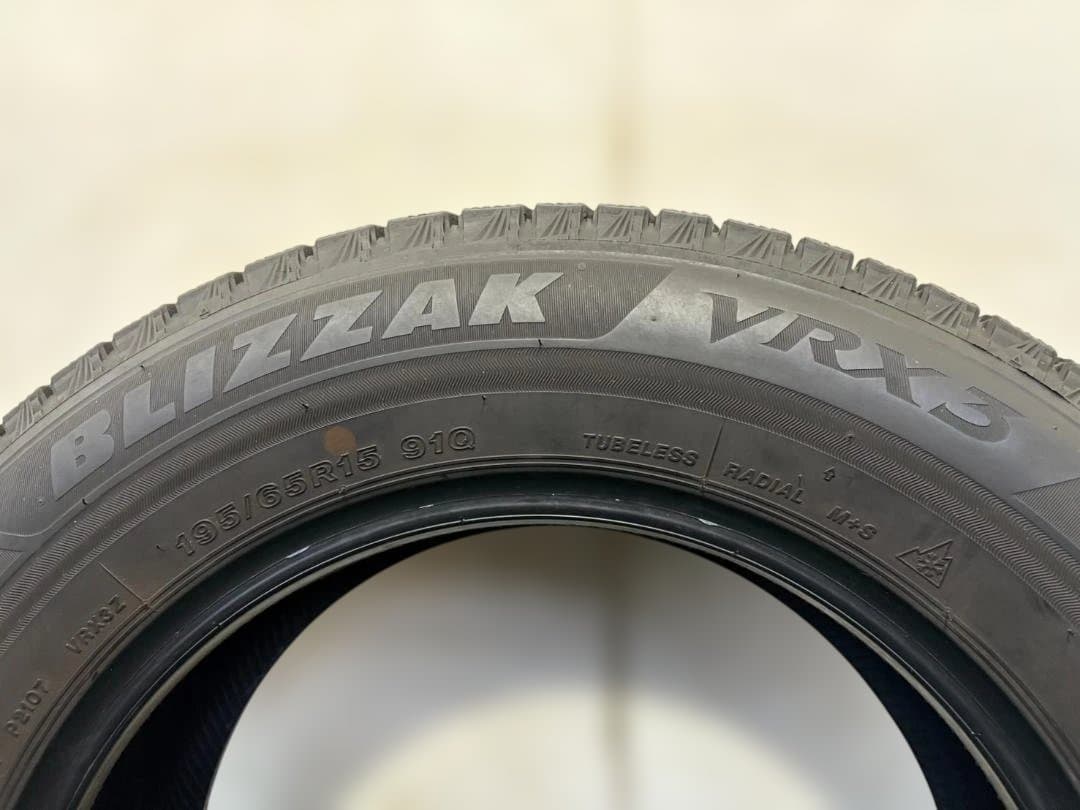 【2021年】ブリヂストン BLIZZAK VRX3 195/65R15 4本①