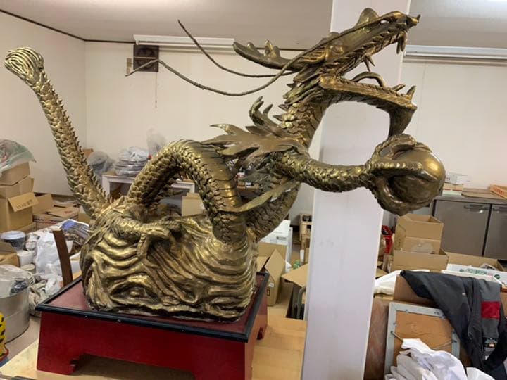 金龍オブジェ　引き取り対応のみ