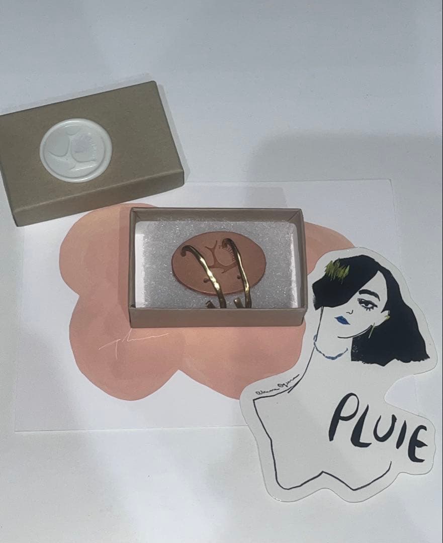 PLUIEプリュイ ドロップス M フロート ピアス