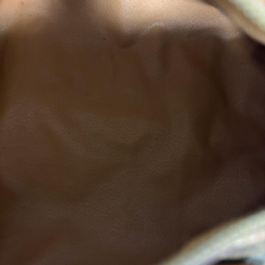 CELINE ブラウン マカダム柄 レザーボストンバッグ