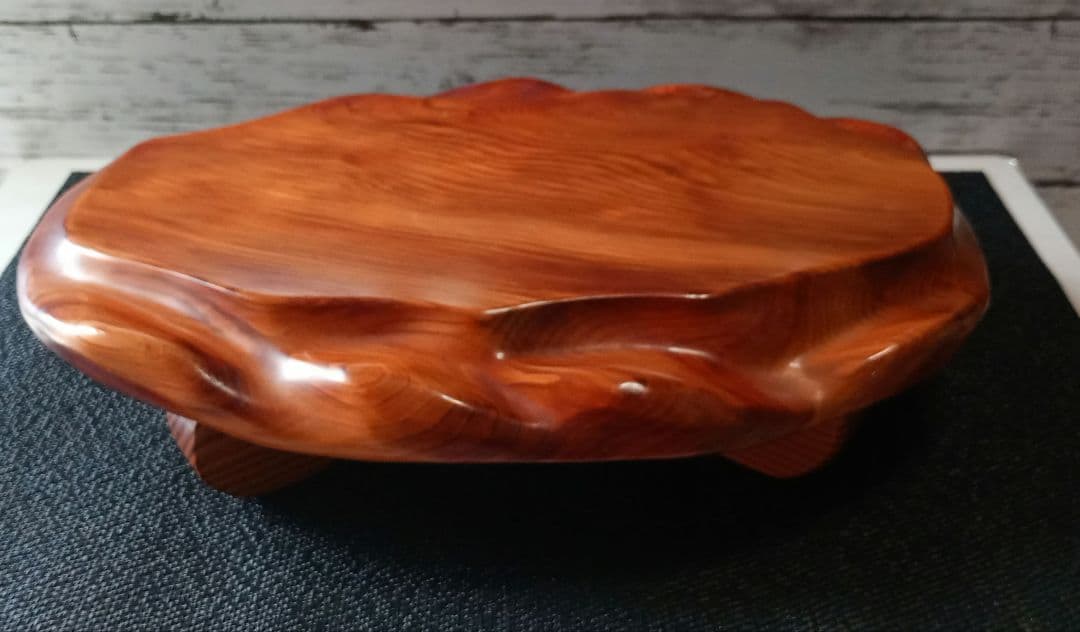 ☆angelgreen888☆　花台【脚付き／銘木　屋久杉】