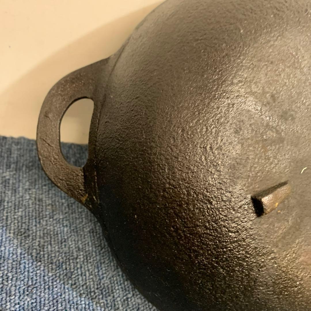 久慈砂鉄　天ぷら鍋　山王堂　南部鉄器　31センチ