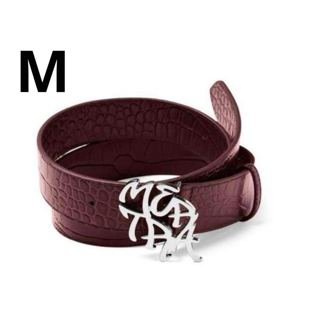 小物 MERTRA Alligator Skin Belt (BROWN) S-M