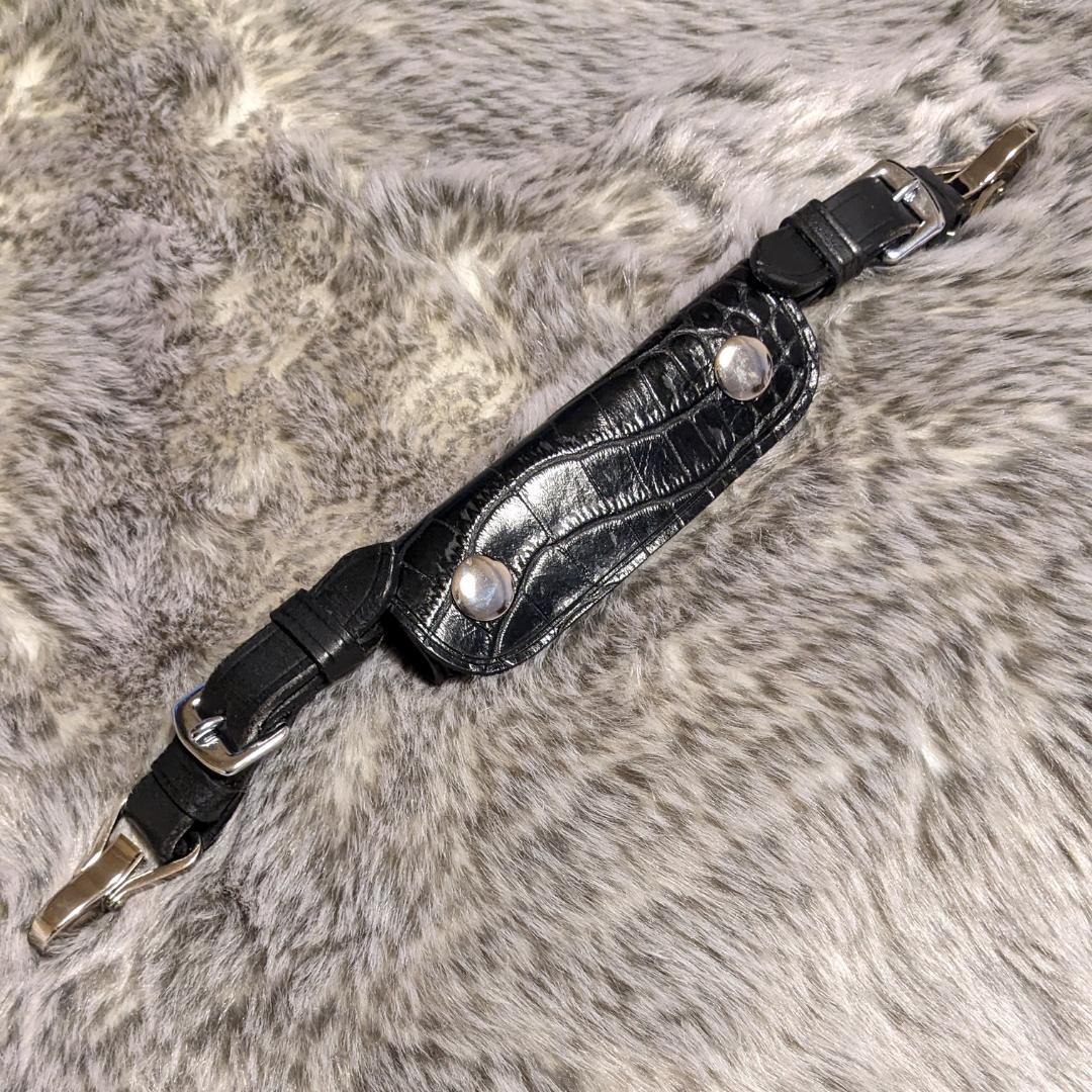 本革◆マジックハンドル兼アタッチメント◆グローブトロッター等のケースにも使用可