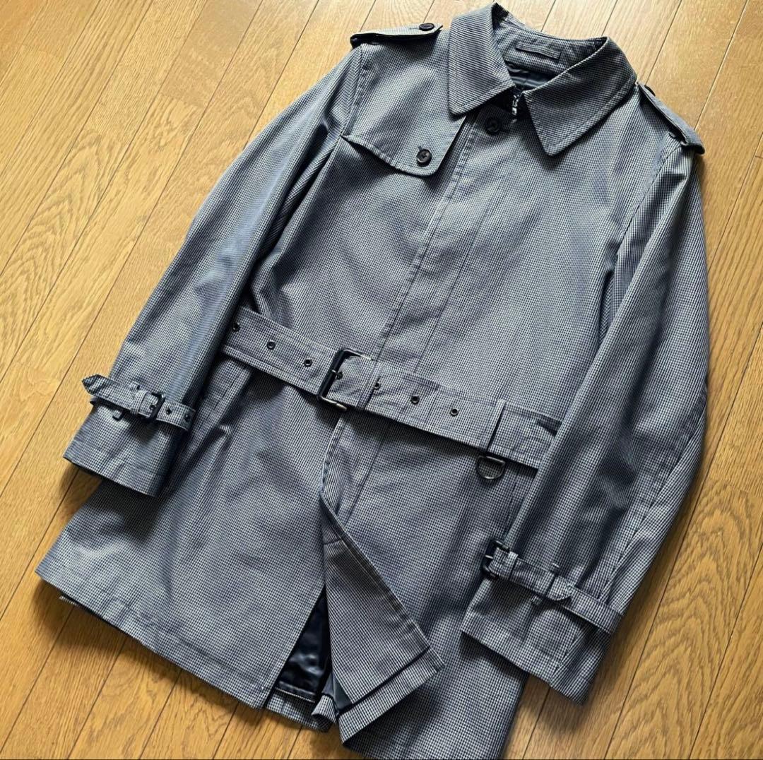 Burberry Londonトレンチコート　千鳥柄　Ｌ