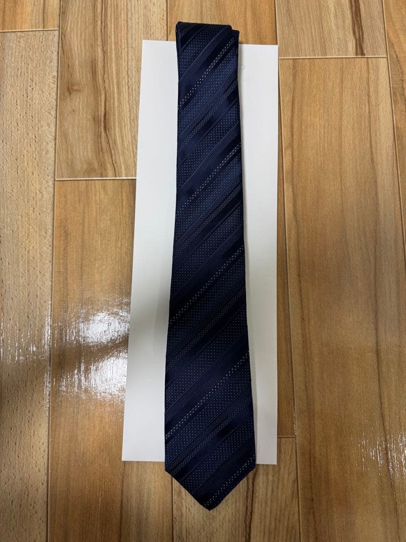 Paul Smith ネイビー ストライプ ネクタイ