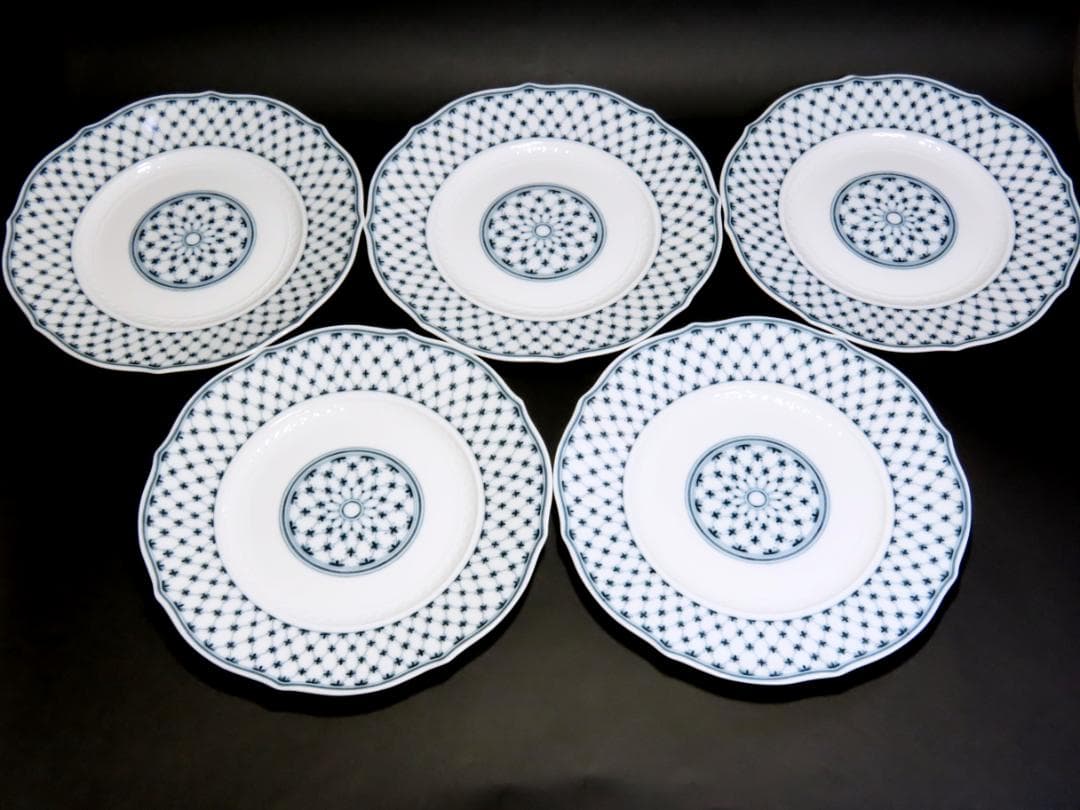 【リチャードジノリ】　ディナープレート５枚セット　ミュージオクラシコ