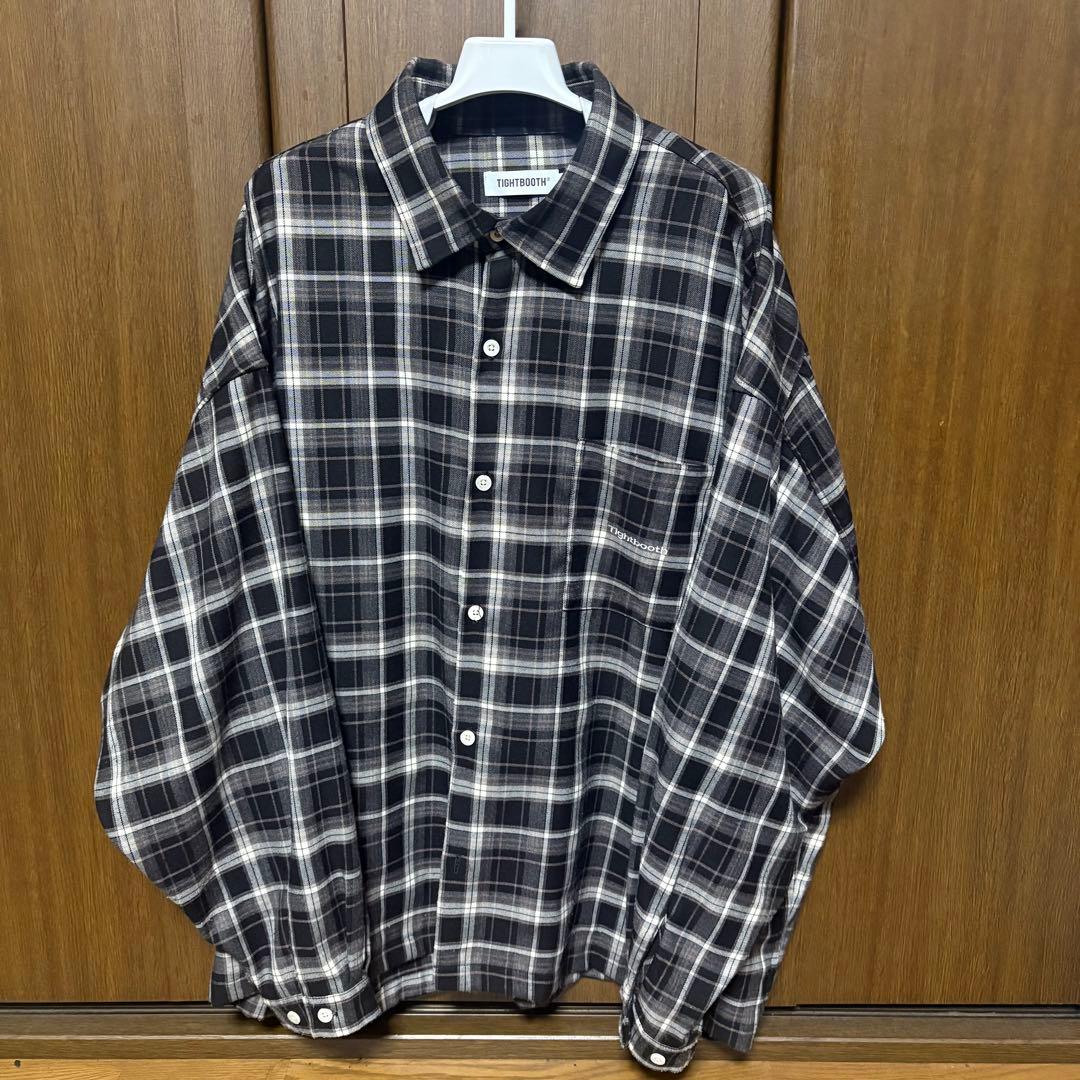 トップス TIGHTBOOTH/PLAID L/S SHIRT