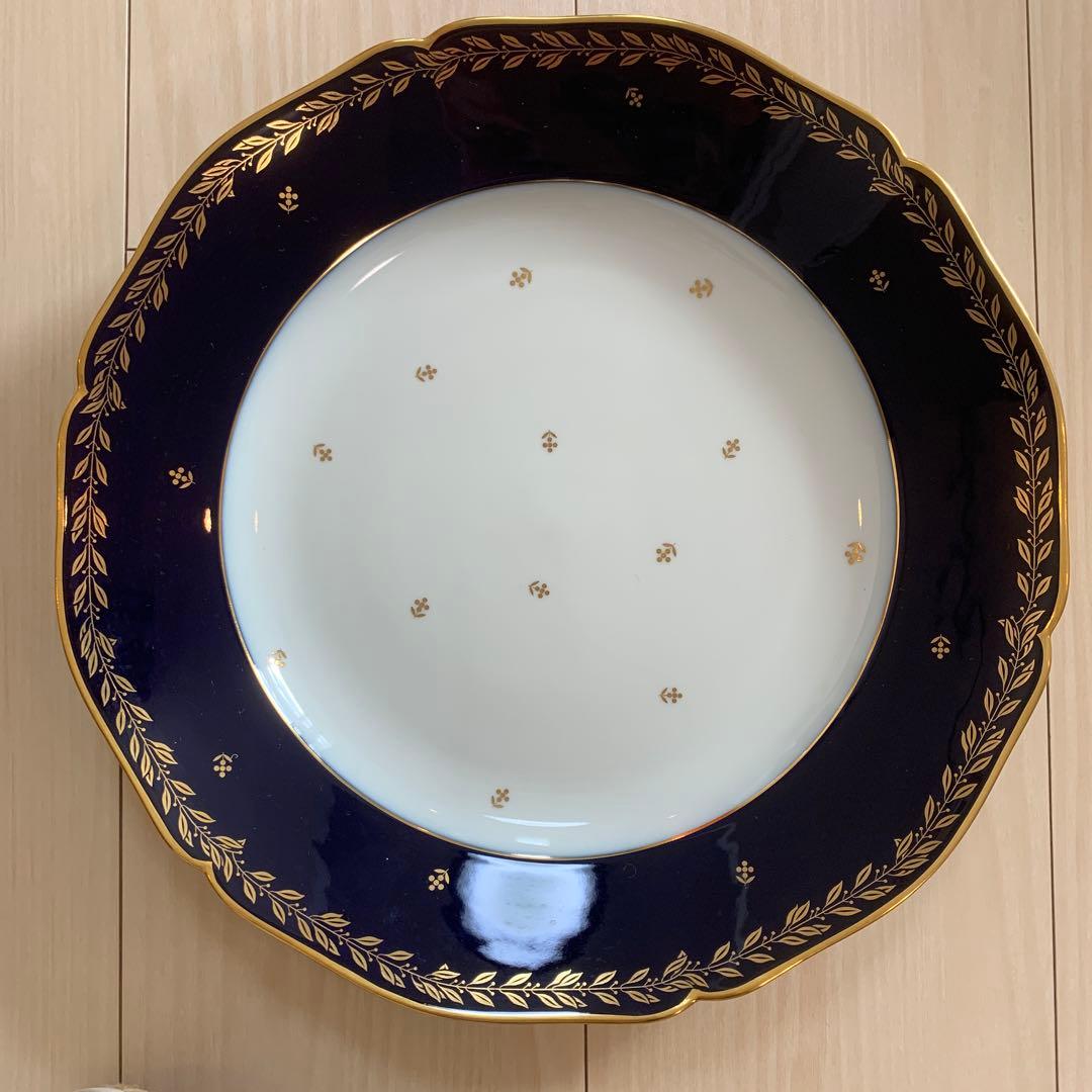 セーブル(Sevres) ペイル 24K金彩装飾　深さのある大皿
