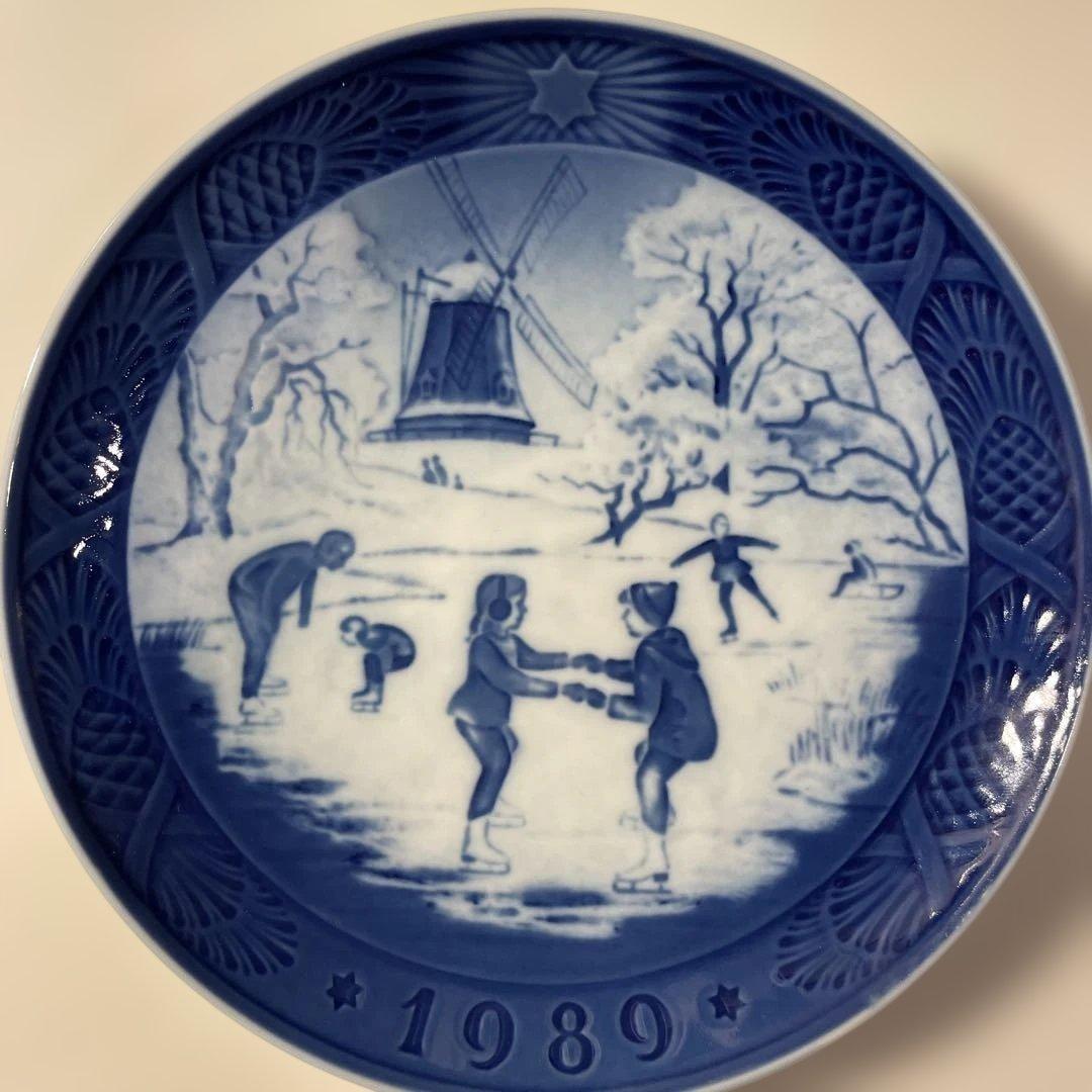 ロイヤルコペンハーゲン　イヤープレート　1986 - 1989　４枚セット