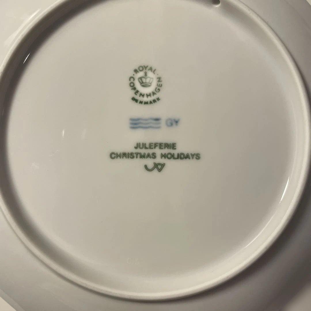 ロイヤルコペンハーゲン　イヤープレート　1986 - 1989　４枚セット