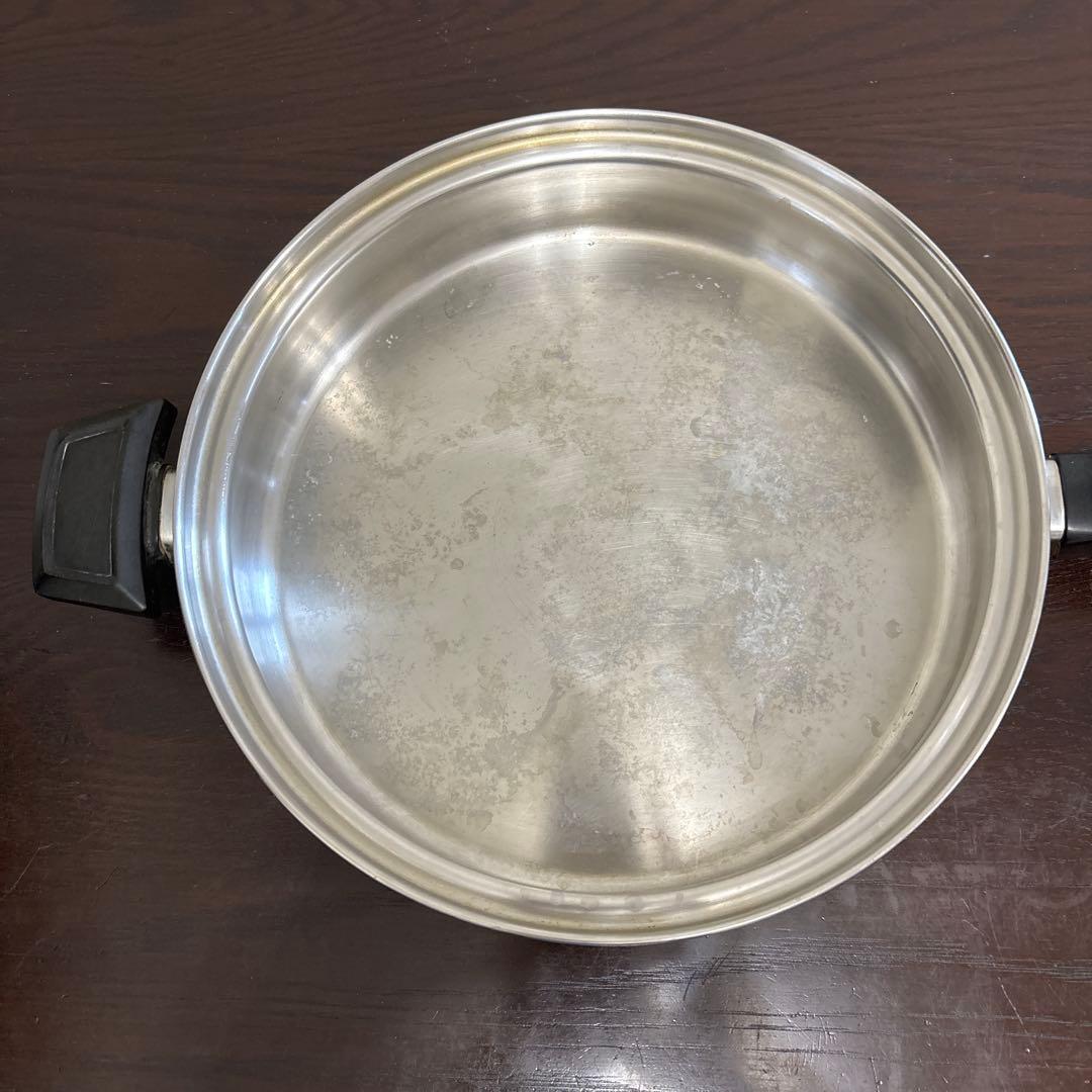 ロイヤルクイーン　大フライパン 6コート 大ドームカバー ラック 大スティーマー