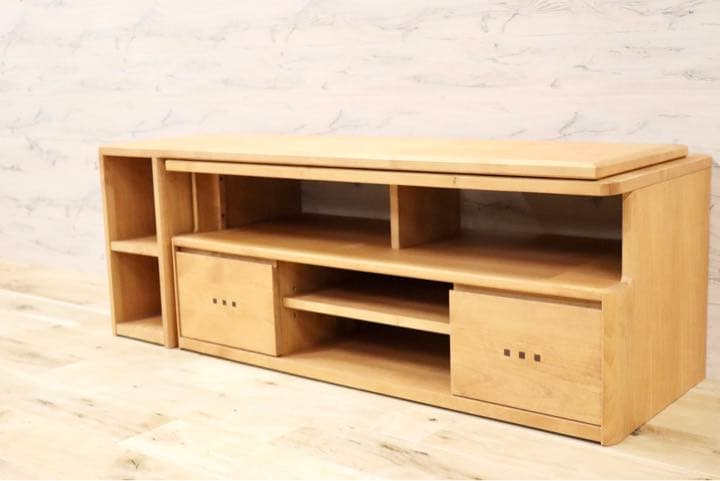 GMFH128○朝日木材加工 TVボード AVボード ローボード 北欧スタイル