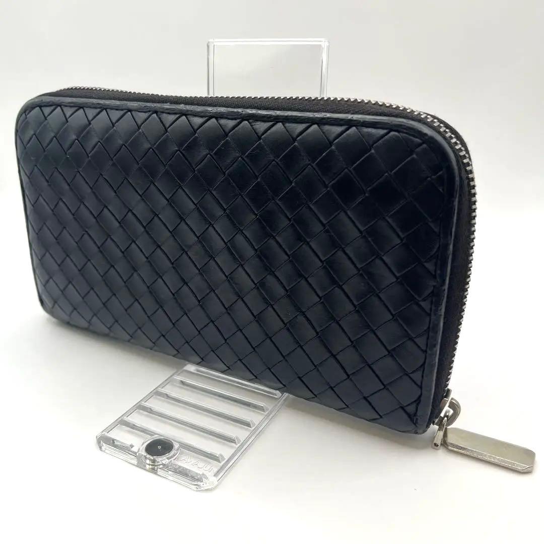 正規品美品✨ ボッテガヴェネタ イントレ ラウンドファスナー ジップ 7021