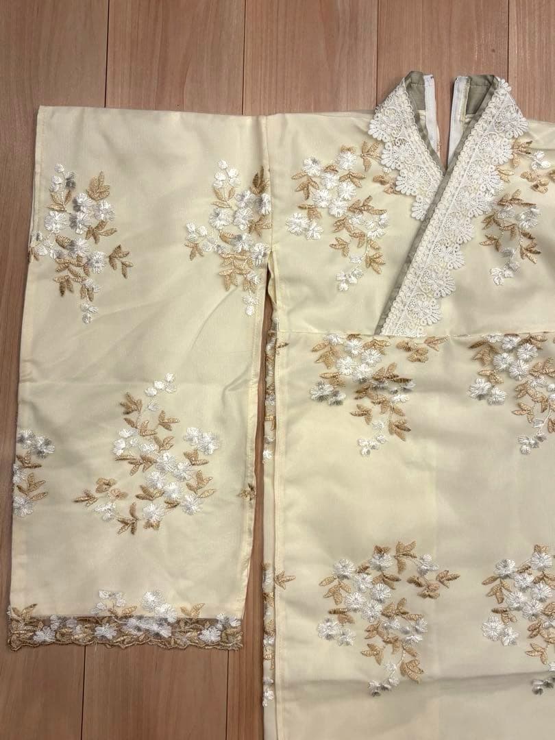 【専用】キャサリンコテージ　七五三 フラワーレース着物ワンピ＆被布セット