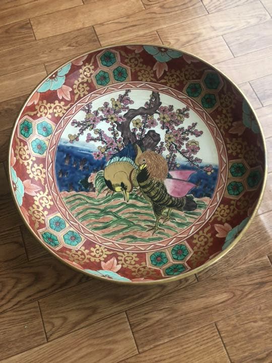 九谷焼　大皿　庄三