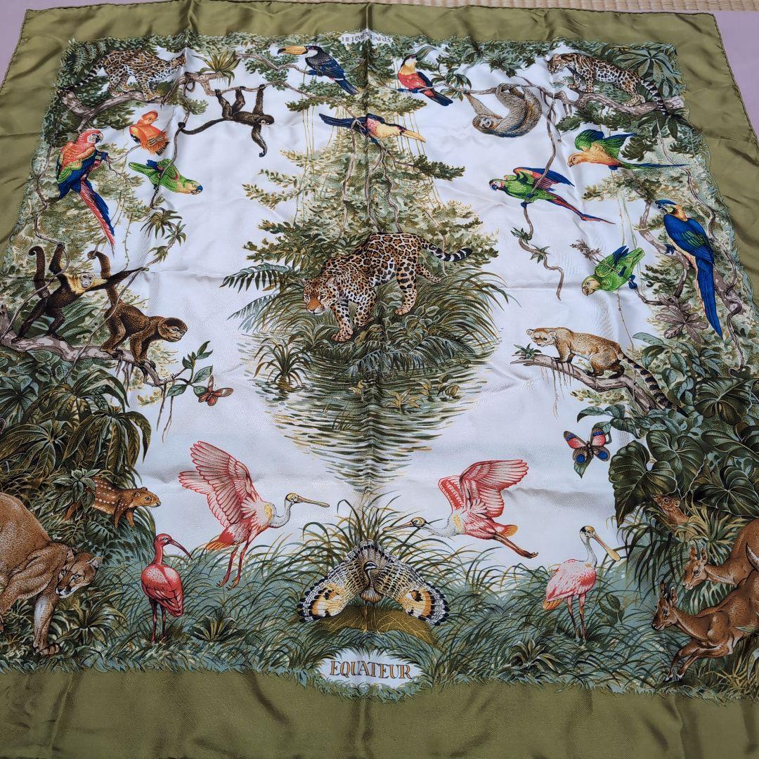 カ*ネ様 Équateur Hermès シルクスカーフ