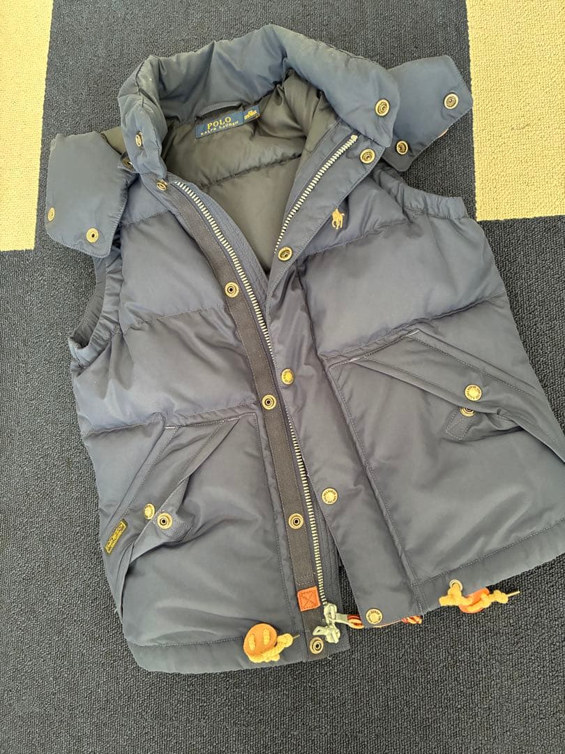 POLO RALPH LAUREN ネイビーダウンベスト