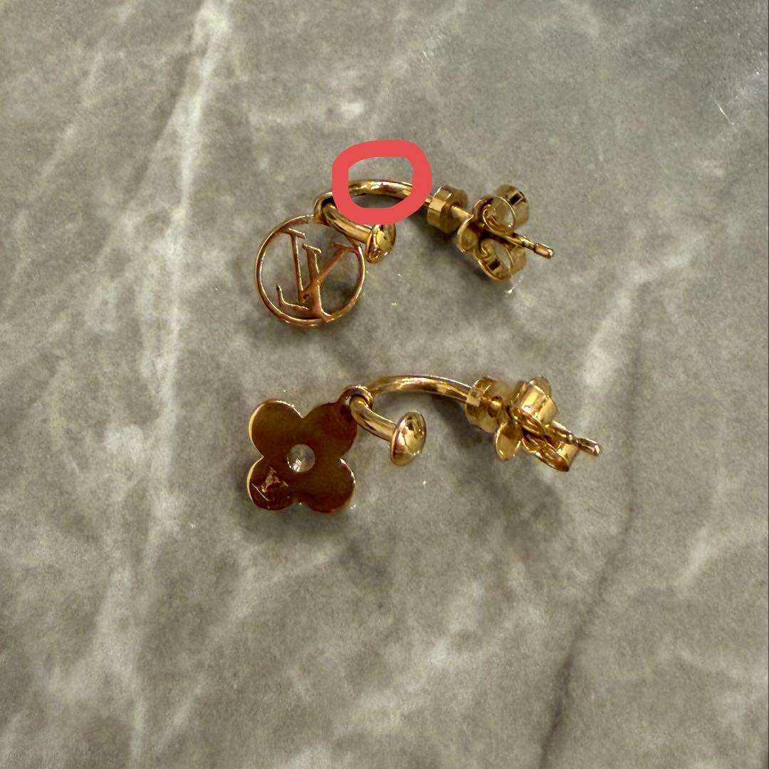 ルイヴィトン ブルーミング ピアス LV