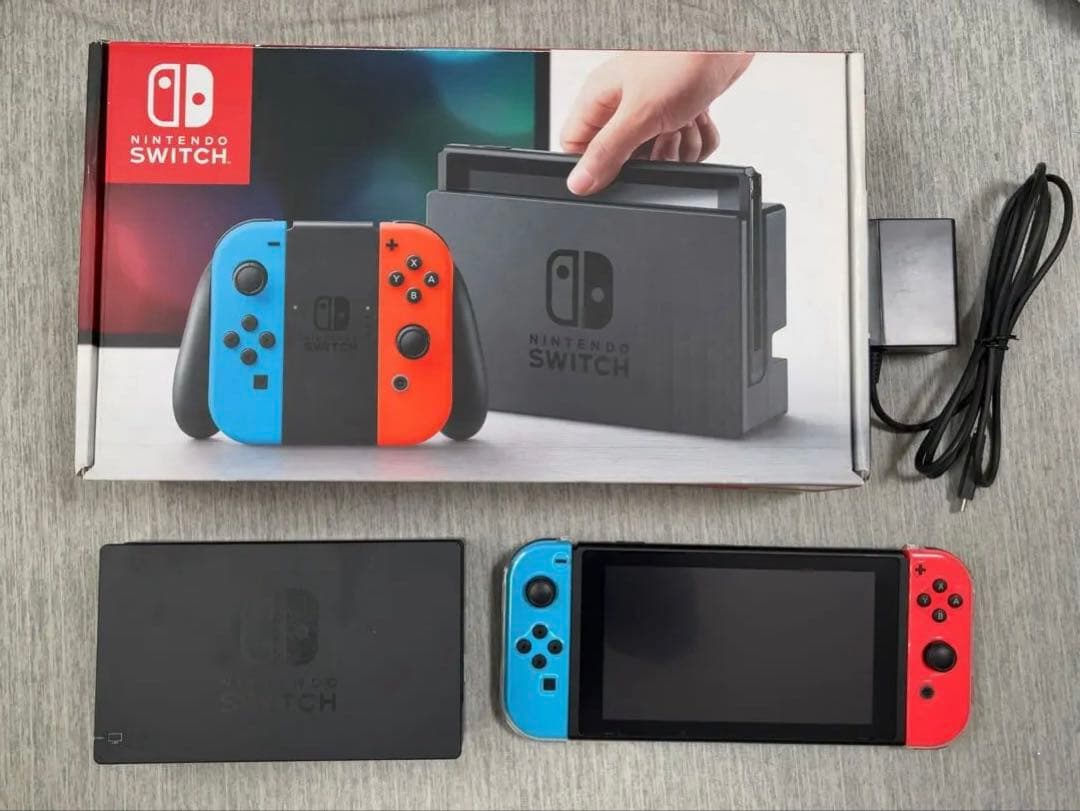 Nintendo Switch 本体 （フルセット）青/赤 Joy-Con