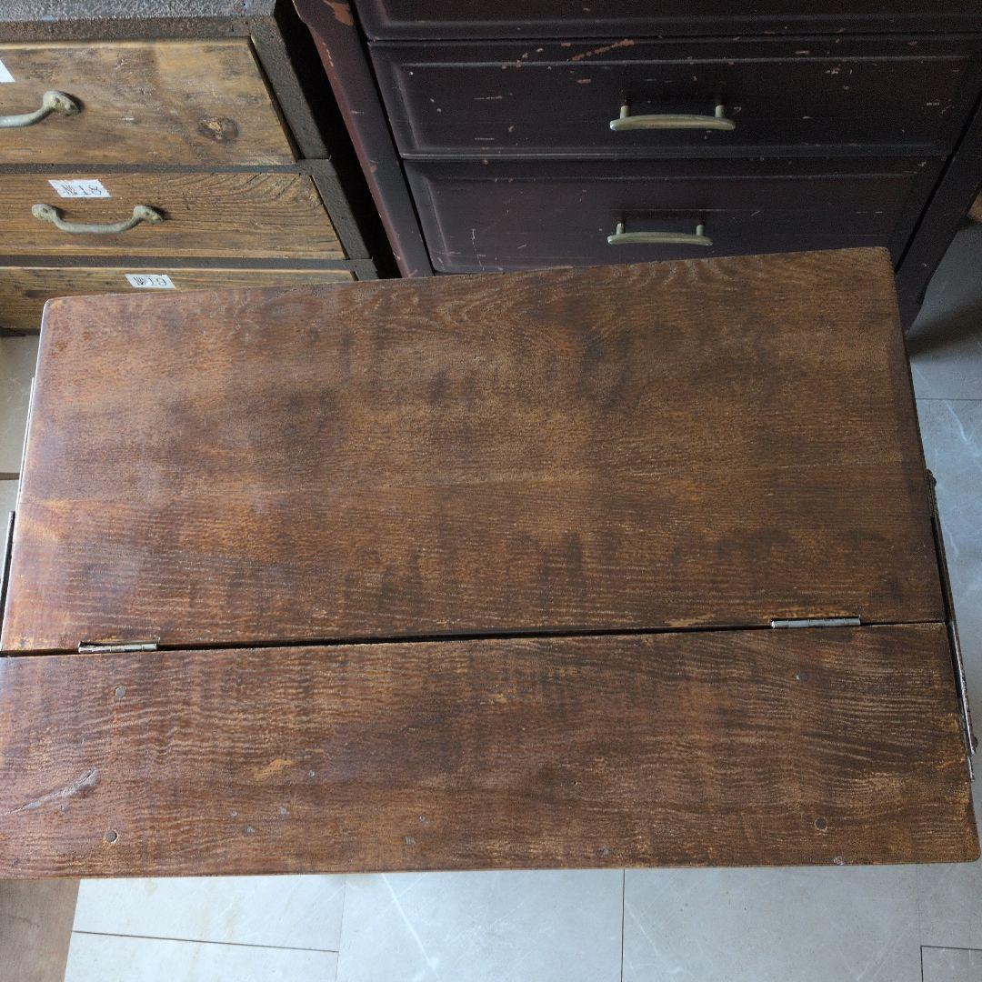 アンティーク古道具　戦前音楽譜面台テーブル　机