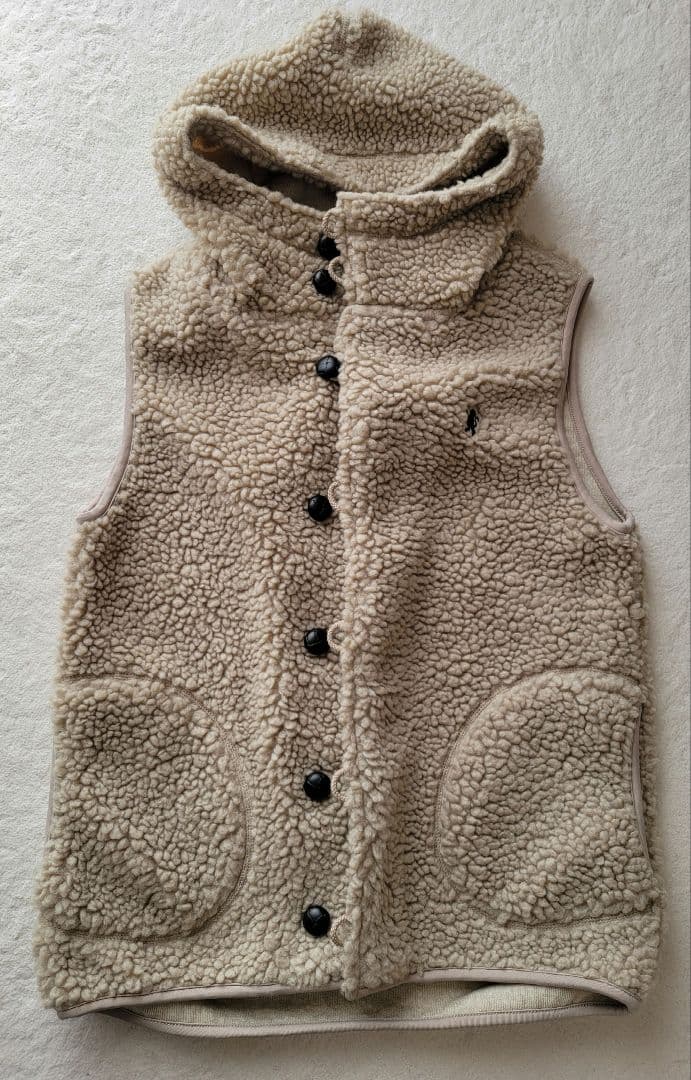 【ジムフレックス】TA BOA VEST/ボアベスト(ベージュ, 14)