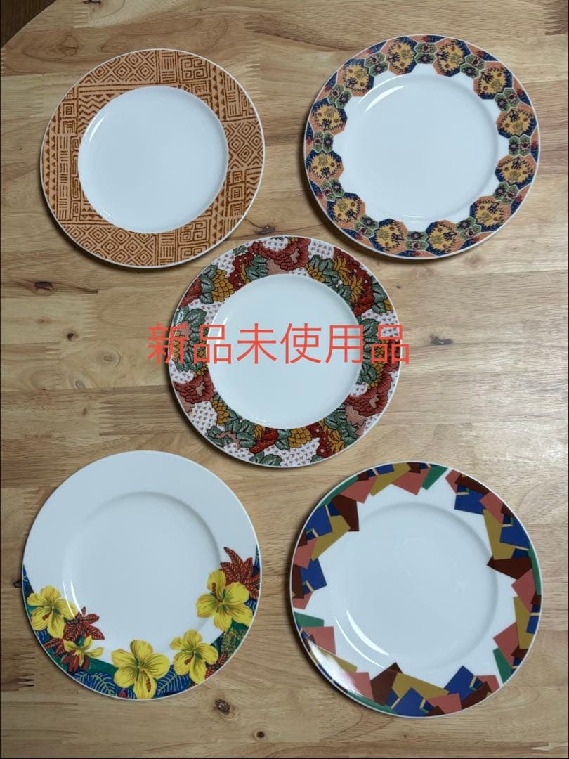 シーホークホテル＆リゾート　五大陸デザインのお皿セット 5枚