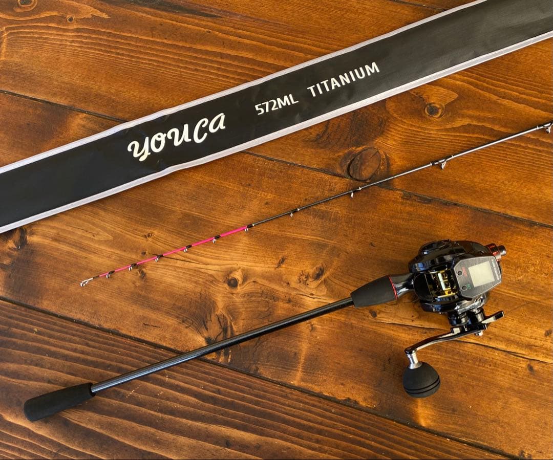 ジギングセット　ジギングロッド　C572ML スロージギング　タイラバ　イカ