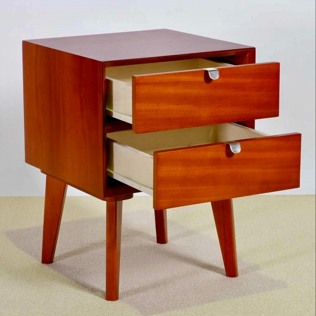 D 新品 サイドテーブル 北欧 収納 テーブル 小物入れ リビング収納 天然木