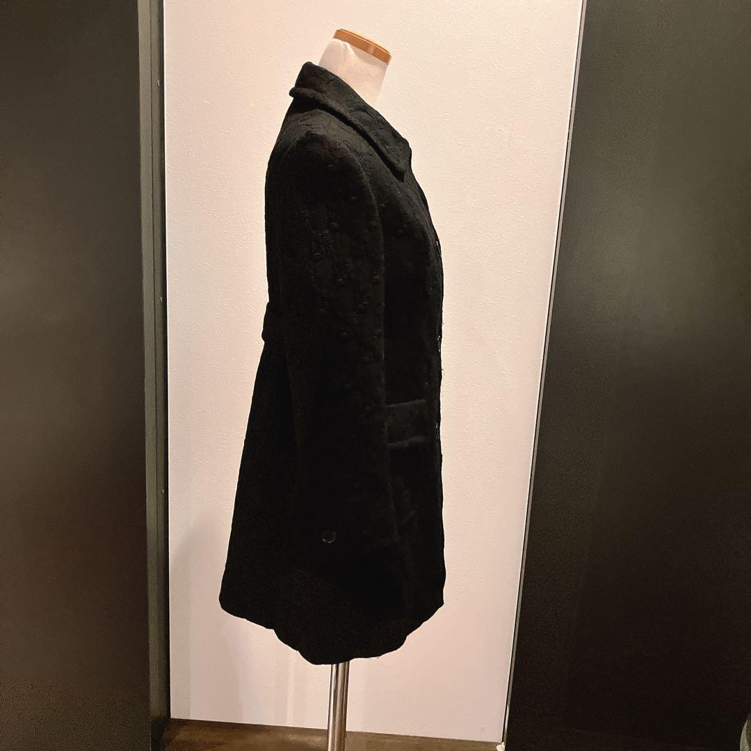 ミュウミュウ　miumiu ブラック チェスターコート XS