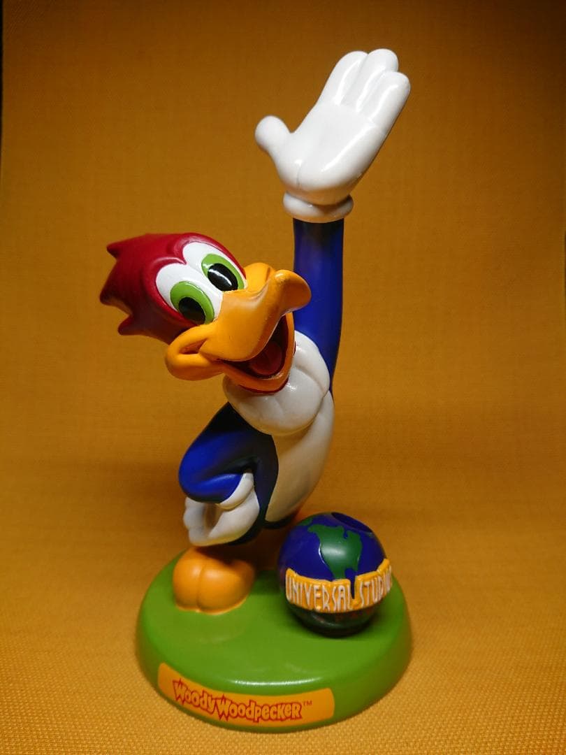 人形　ウッドペッカー　オブジェ　置物　インテリア　工芸品　美術品　A3226